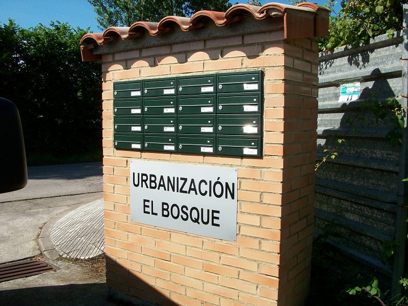 Buzones de exterior comunitarios